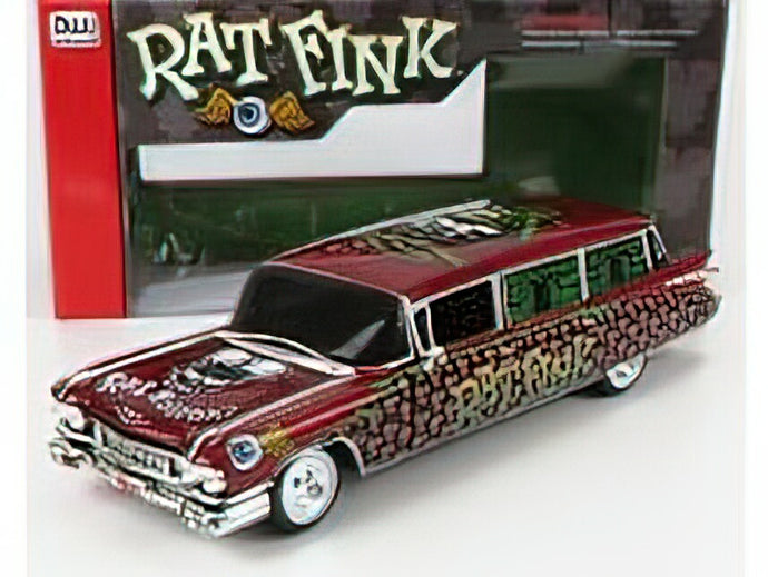CADILLAC - ELDORADO HEARSE - CARRO FUNEBRE - FUNERAL CAR 1959 - RAT FINK - VARIOUS /AutoWorld 1/18 ミニカー