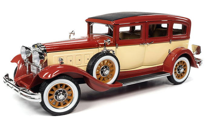 1931 Peerless Master 8 Sedan in Maroon and Cream /AutoWorld 1/18 ミニカー