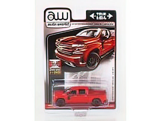 CHEVROLETシボレー SILVERADO LTZ Z71 PICK-UP 2019 - RED /AutoWorld 1/64 ミニカー