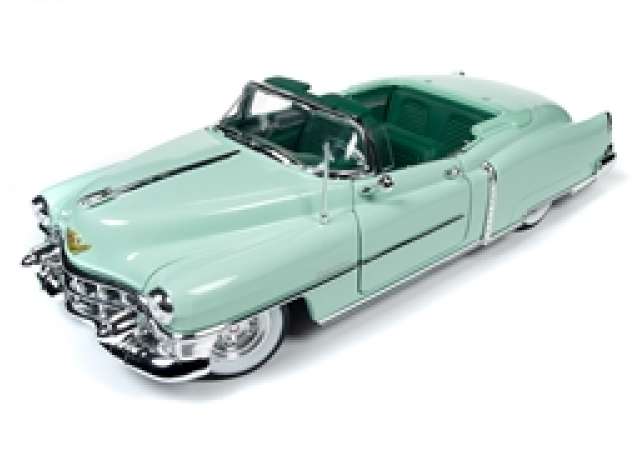 ギャラリービューアに画像をロードする, 【予約】4月以降発売予定1953 Cadillac Eldorado Convertible  green/turquoise /Autoworld 1/18 ミニカー
