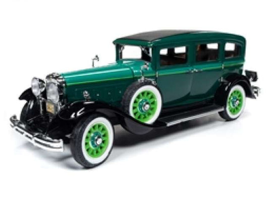 【予約】4月以降発売予定1931 Peerless Master 8 Sedan  tri tone green /Autoworld 1/18 ミニカー