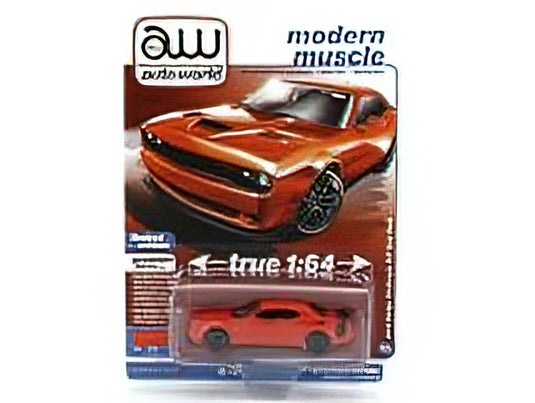 DODGE - CHARGER R/T COUPE 2019 - ORANGE /AutoWorld 1/64 ミニカー