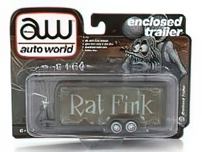 ACCESSORIES - TRAILER CAR TRANSPORTE RAT FINK 2-ASSI 2000 - BROWN /AutoWorld 1/64 ミニカー