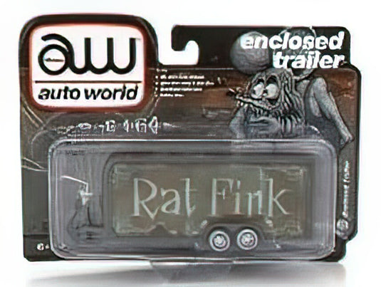 ACCESSORIES - TRAILER CAR TRANSPORTE RAT FINK 2-ASSI 2000 - BROWN /AutoWorld 1/64 ミニカー