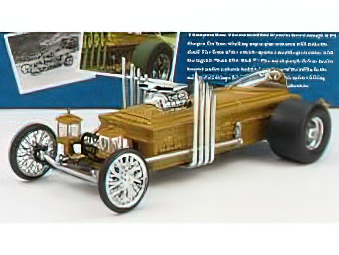TV SERIES - DRAGSTER THE MUNSTERS DRAGULA - DRACULA - SIGNED BY PATRICK BUTCH - GOLD MET /AutoWorld 1/18 ミニカー