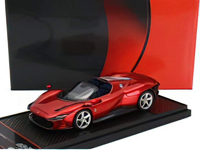 FERRARI - DAYTONA SP3 OPEN ROOF ICONA 2022 - ROSSO METALIZZATO - RED MET /BBR 1/43 ミニカー