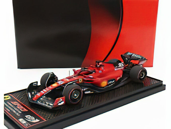 FERRARI - F1 SF-23 TEAM SCUDERIA FERRARI N 16 BAHRAIN GP 2023 CHARLES LECLERC - RED BLACK /BBR 1/43 ミニカー
