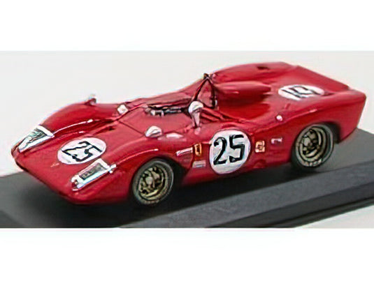 FERRARIフェラーリ 312 P N 25 SPY SEBRING 1969  RED /Best-Model 1/43 ミニカー