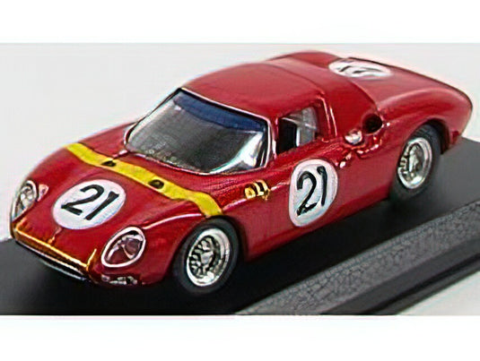 FERRARIフェラーリ 250LM COUPE N 21 WINNER ZOLDER 1964 L.BIANCHI  RED /Best-Model 1/43 ミニカー