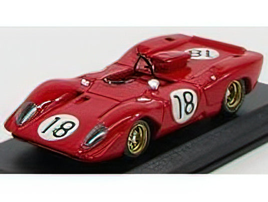FERRARIフェラーリ 312P SPIDER N 18 TEST 24h LE MANS 1967 BRAMBILLA  SCHETTY  RED /Best-Model 1/43 ミニカー