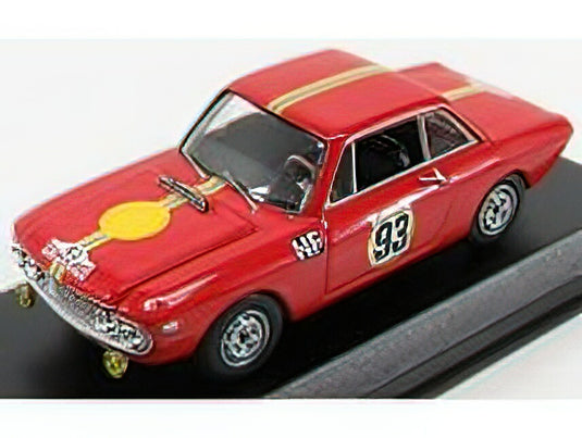 LANCIA FULVIA COUPE 1300 HF N 93 2nd TOUR DE CORSE 1967 TOIVONEN  TIUKKANEN  RED /Best-Model 1/43 ミニカー