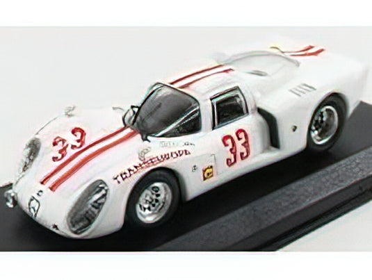 ALFA ROMEO  33.2 COUPE N 33 12h INTERLAGOS 1970 MARIVALDO  FERNANDES  WHITE /Best-Model 1/43 ミニカー
