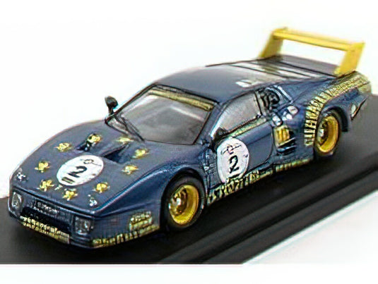 FERRARIフェラーリ 512BB LM N 2 LE MANS CLASSIC 2010 P.KNAPFIELD  BLUE YELLOW /Best-Model 1/43 ミニカー