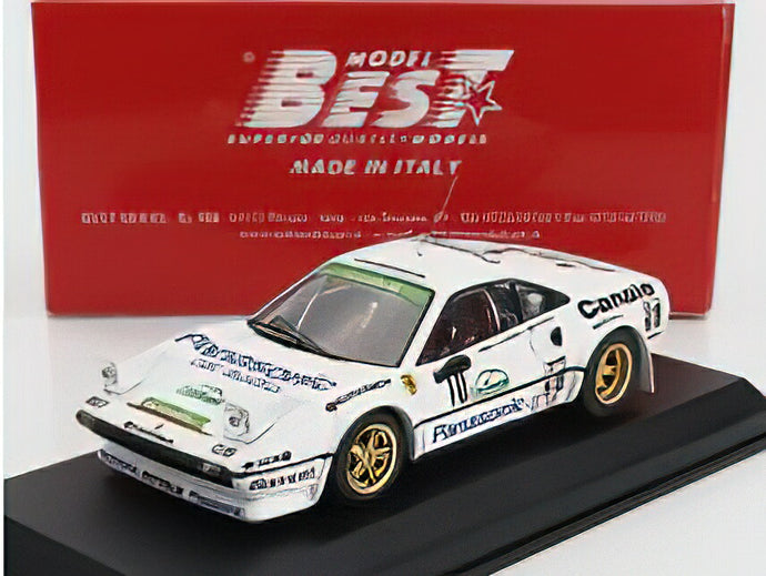 FERRARIフェラーリ 308 GTB Gr.4 N 10 12th RALLY COLLINE DI ROMAGNA 1982 TOGNANA - DE ANTONI /BEST-MODEL 1/43 ミニカー