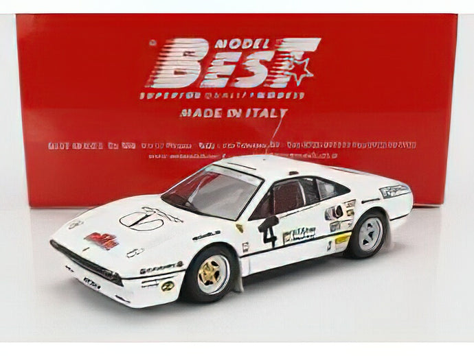 FERRARIフェラーリ 308 GTB Gr.4 N 4 RALLY D'ELBA 1984 LUCKY - BERRO - WHITE /BEST-MODEL 1/43 ミニカー