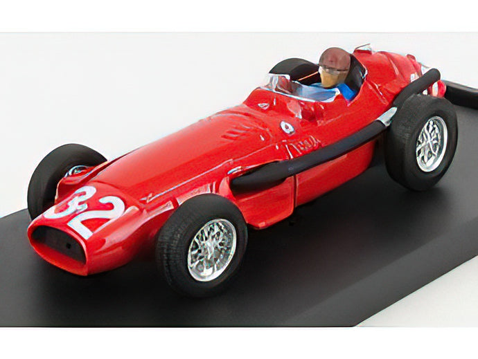 MASERATI - F1 250F N 32 WINNER MONACO GP JUAN MANUEL FANGIO 1957 WORLD CHAMPION - WITH DRIVER FIGURE - RED F1 WOLRD CHAMPION /BRUMM 1/43 ミニカー