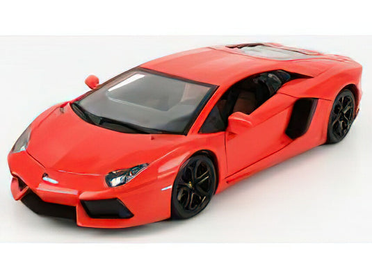 LAMBORGHINIランボルギーニ AVENTADOR LP700-4 2011 - ARANCIO ARGOS - ORANGE MET /BURAGO 1/18 ミニカー