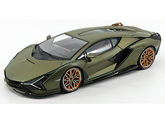 【予約】6月以降発売予定LAMBORGHINI - SIAN FKP 37 HYBRID 2020 - VERDE GEA - GREEN MET /Burago 1/18 ミニカー