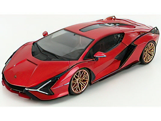 LAMBORGHINI - SIAN FKP 37 HYBRID 2020 - RED MET /Burago 1/18 ミニカー