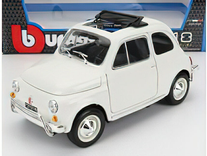 FIAT  500L OPEN ROOF 1968 - WHITE/BURAGOブラーゴ 1/16ミニカー