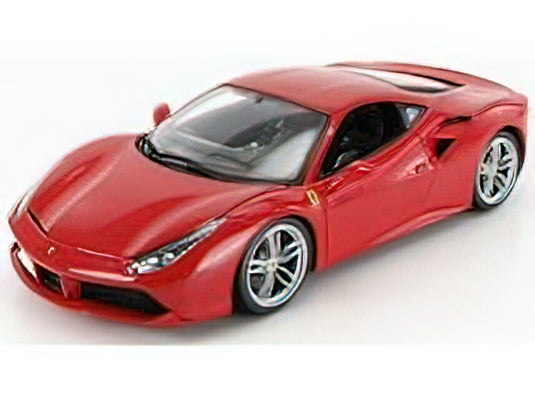 FERRARI - 488 GTB COUPE 2015 - RED /Burago 1/18ミニカー