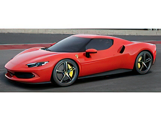 【予約】2023年発売予定FERRARI - 296 GTB HYBRID 830HP V6 2021 ROSSO CORSA - RED /BURAGO 1/18ミニカー