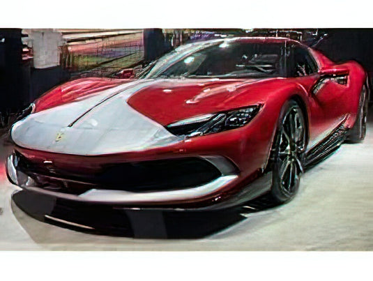 【予約】2023年発売予定FERRARI - 296 GTB ASSETTO FIORANO 2022 - RED SILVER /Burago 1/18ミニカー
