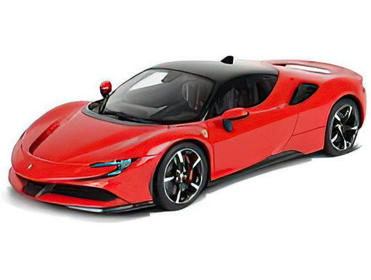 【予約】6月以降発売予定FERRARI - SF90 STRADALE HYBRID 1000hp 2019 - RED BLACK /Burago 1/18 ミニカー