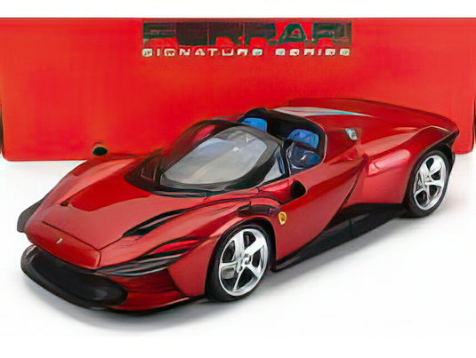 FERRARIフェラーリ DAYTONA SP3 SPIDER OPEN ROOF 2022  ROSSO MAGNA MET RED /BURAGO 1/18 ミニカー