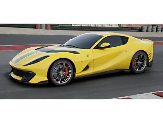 【予約】2024年発売予定FERRARIフェラーリ 812 COMPETIZIONE 2021 - GIALLO MODENA - YELLOW 海外限定/BURAGO  1/18 ミニカー