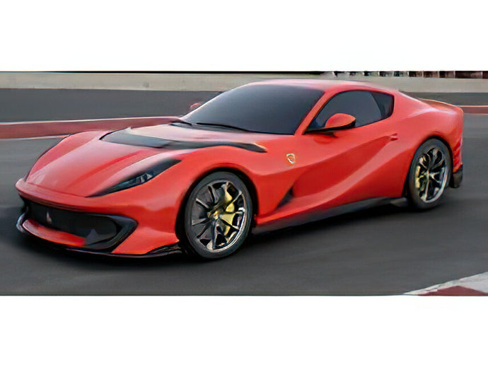 【予約】2024年発売予定FERRARIフェラーリ 812 COMPETIZIONE 2021 - ROSSO CORSA - RED 海外限定/BURAGO  1/18 ミニカー