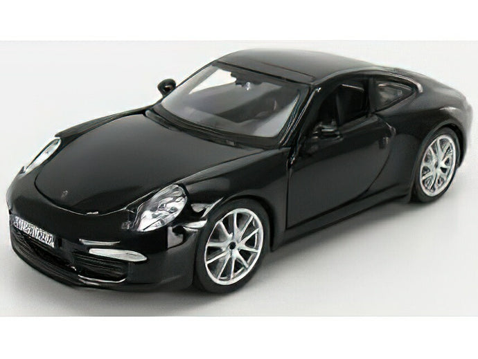 PORSCHE  911 991 CARRERA S 2012 - BLACK/BURAGOブラーゴ 1/24ミニカー