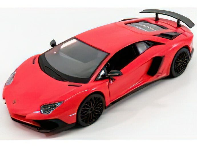 LAMBORGHINI  AVENTADOR LP750-4SV SUPERVELOCE 2015 - DARK ORANGE/BURAGOブラーゴ 1/24ミニカー