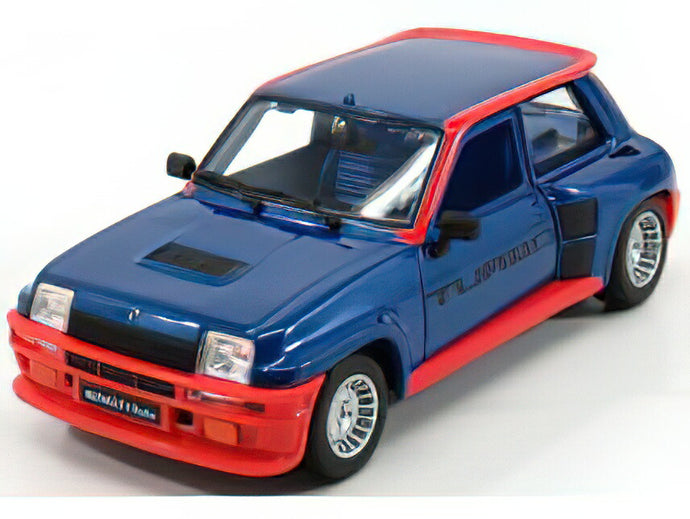 RENAULT  R5 TURBO 1982 - BLUE RED/BURAGOブラーゴ 1/24ミニカー