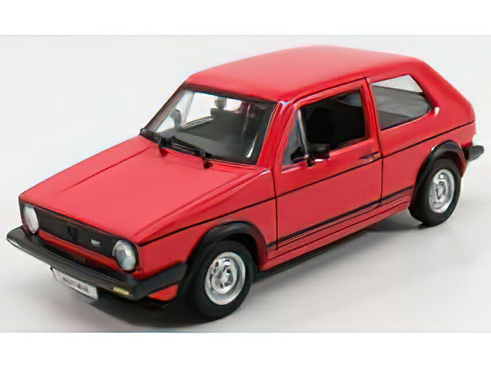 VOLKSWAGEN  GOLF MKI GTi 1979 - RED/BURAGOブラーゴ 1/24ミニカー