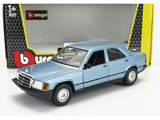 MERCEDES BENZベンツ 190E 1984 - DIAMOND BLUE/BURAGOブラーゴ 1/24ミニカー