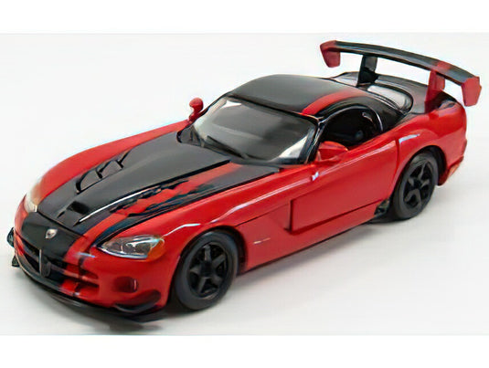 DODGE  VIPER SRT-10 COUPE 2003 - WITH RED LINE - RED BLACK/BURAGOブラーゴ 1/24ミニカー