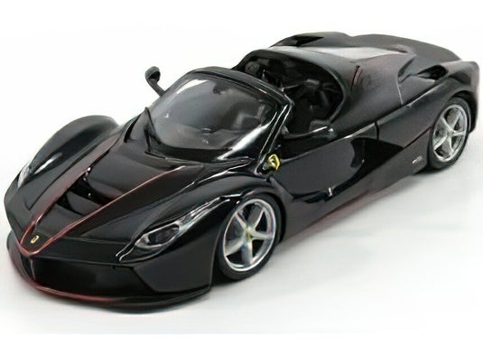 FERRARI  LAFERRARI APERTA SPIDER 2016 - BLACK/BURAGOブラーゴ 1/24ミニカー