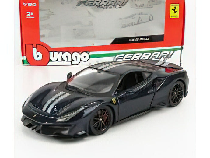 FERRARIフェラーリ 488 PISTA 2018 - BLUE /BURAGO  1/24 ミニカー