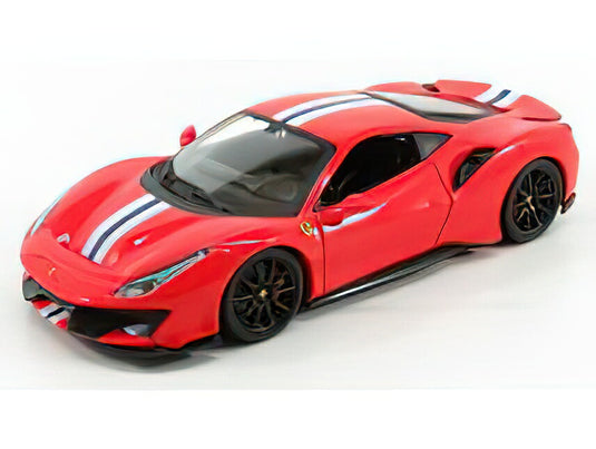FERRARIフェラーリ 488 PISTA 2018 - RED /BURAGO  1/24 ミニカー