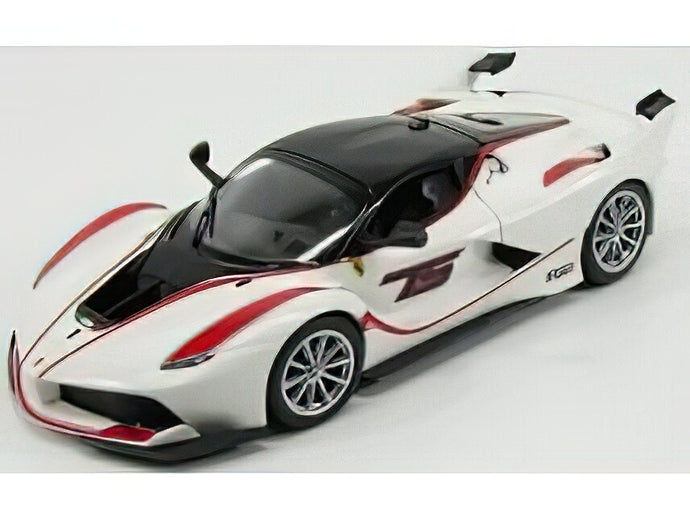 FERRARI  FXX-K N 75 2015 - WHITE RED/BURAGOブラーゴ 1/24ミニカー