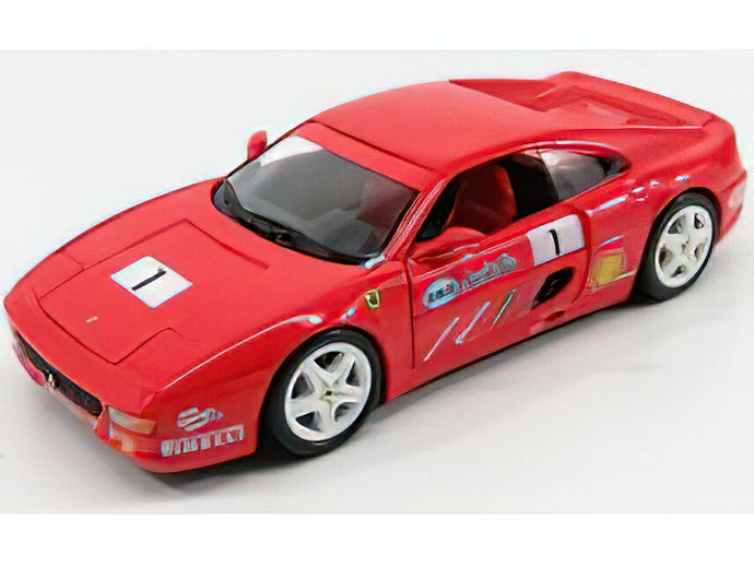 FERRARI  F355 N 1 CHALLENGE 1995 - RED/BURAGOブラーゴ 1/24ミニカー
