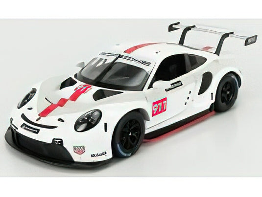 PORSCHE  911 991 RSR N 911 COUPE 2019 - WHITE/BURAGOブラーゴ 1/24ミニカー