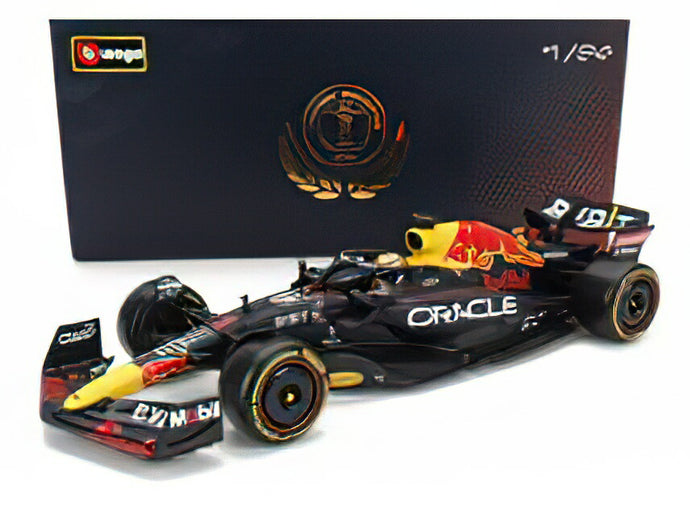 RED BULL  F1 RB18 TEAM ORACLE RED BULL RACING N 1 WORLD CHAMPION SEASON 2022 MAX VERSTAPPEN  MATT BLUE YELLOW RED/BURAGOブラーゴ 1/24ミニカー