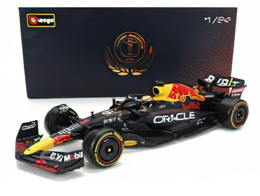RED BULL  F1 RB18 TEAM ORACLE RED BULL RACING N 1 WORLD CHAMPION SEASON 2022 MAX VERSTAPPEN  MATT BLUE YELLOW RED/BURAGOブラーゴ 1/24ミニカー