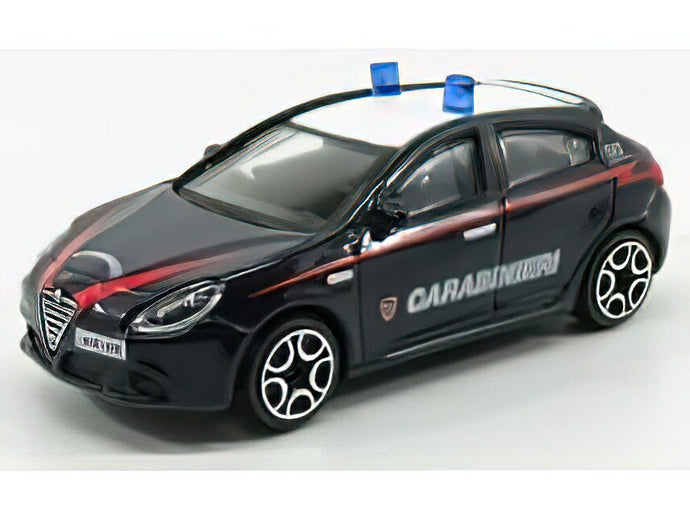 ALFA ROMEOアルファロメオ GIULIETTA CARABINIERI 2010 - BLUE WHITE /BURAGO  1/43 ミニカー