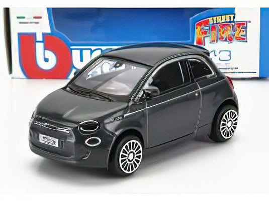 FIAT - 500e FULL ELECTRIC 2021 - GREY MET /BURAGO  1/43 ミニカー
