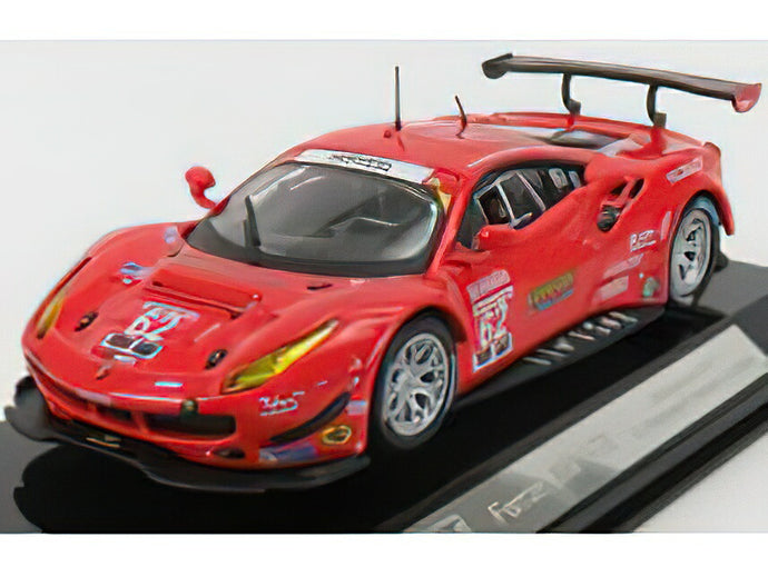 FERRARIフェラーリ 488 GTE 3.9L TURBO V8 TEAM RISI COMPETIZIONE N 62 24h DAYTONA 2017 T.VILANDER - G.FISICHELLA - J.CALADO - RED /BURAGO  1/43 ミニカー