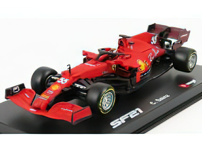 FERRARIフェラーリ F1 SF21 TEAM SCUDERIA FERRARI MISSION WINNOW N 55 SEASON 2021 CARLOS SAINZ JR. - CON PILOTA E VETRINA - /BURAGO  1/43 ミニカー