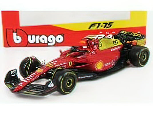 FERRARIフェラーリ F1-75 SCUDERIA FERRARI N 55 4th MONZA GP ITALY 2022 CARLOS SAINZ RED YELLOW /BBurago 1/43 ミニカー 海外限定